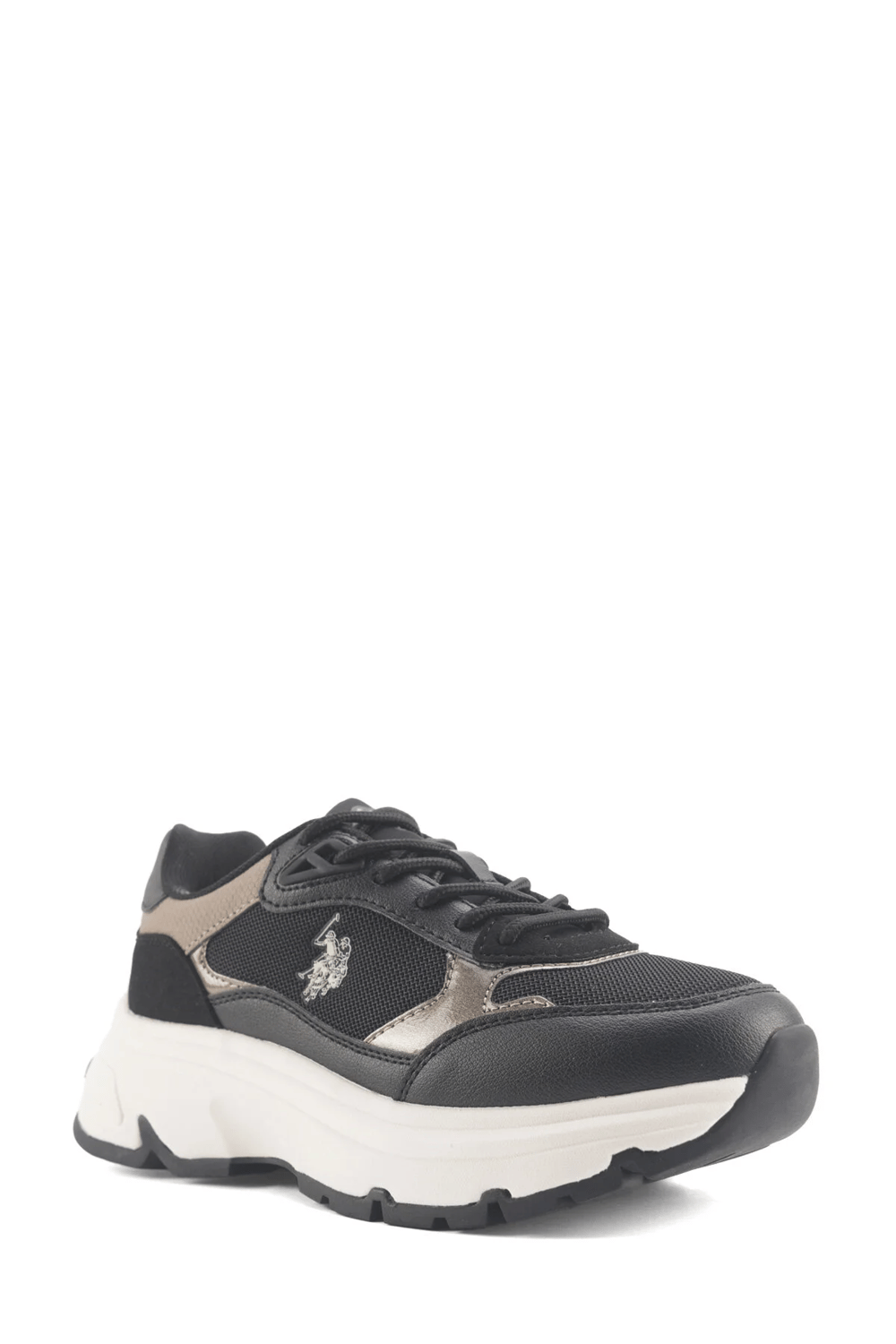 U.S. Polo Assn.VIAVAI 4PR Kadın Siyah Spor Ayakkabı 101885396