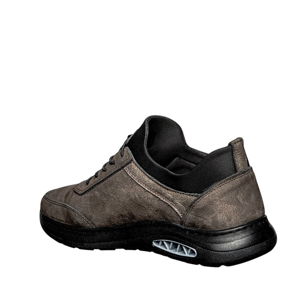Faruk Engin Deri Erkek 11525 Nubuk Gri Tb Poli