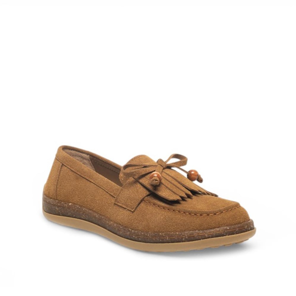 Diva Mod Zenne Loafer 2001 Süet Hardal