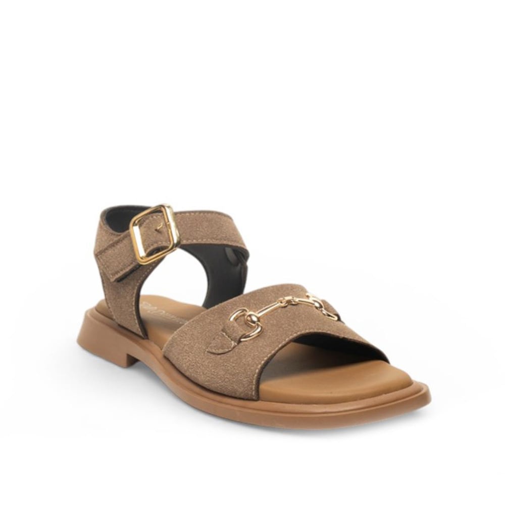 Diva Mod Zenne Sandalet 206 Yarma Süet Vizon