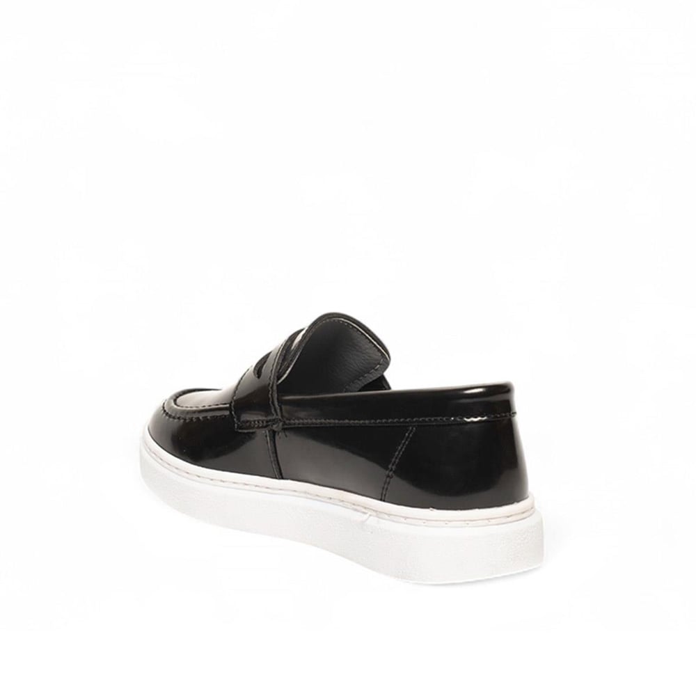 Genel Filet Loafer Ayakkabı 100 Rugan Siyah