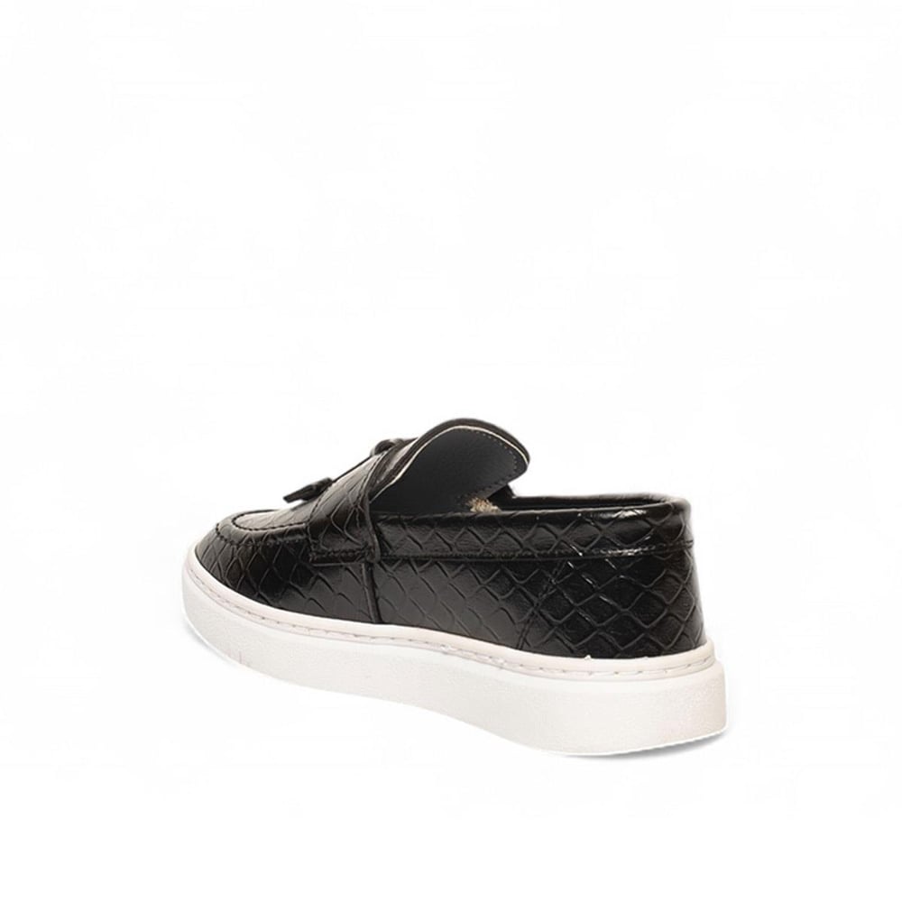 Genel Filet Loafer Ayakkabı 101 Kroko Siyah