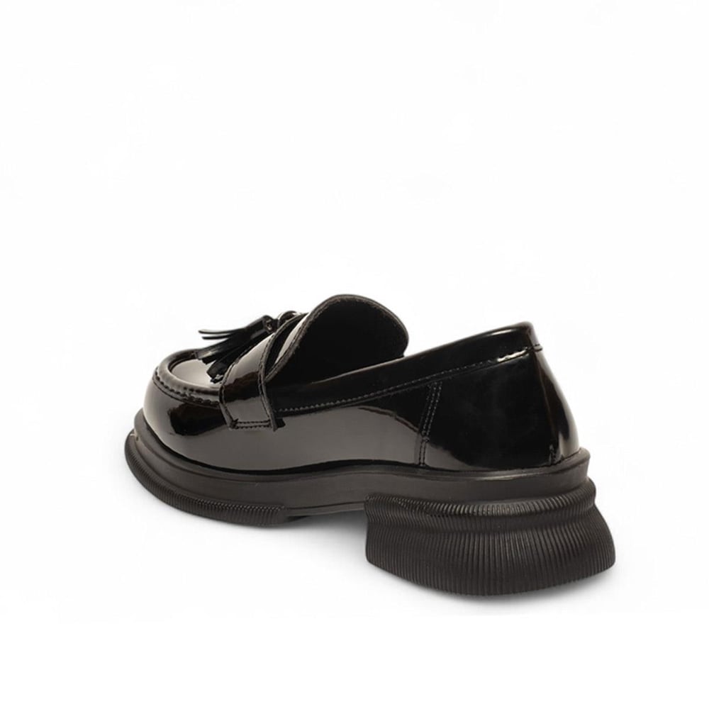 Genel Zenne Loafer Ayakkabı 165 Rugan Siyah