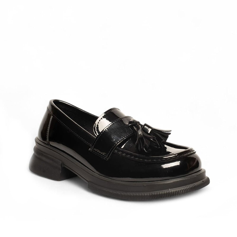 Genel Zenne Loafer Ayakkabı 165 Rugan Siyah
