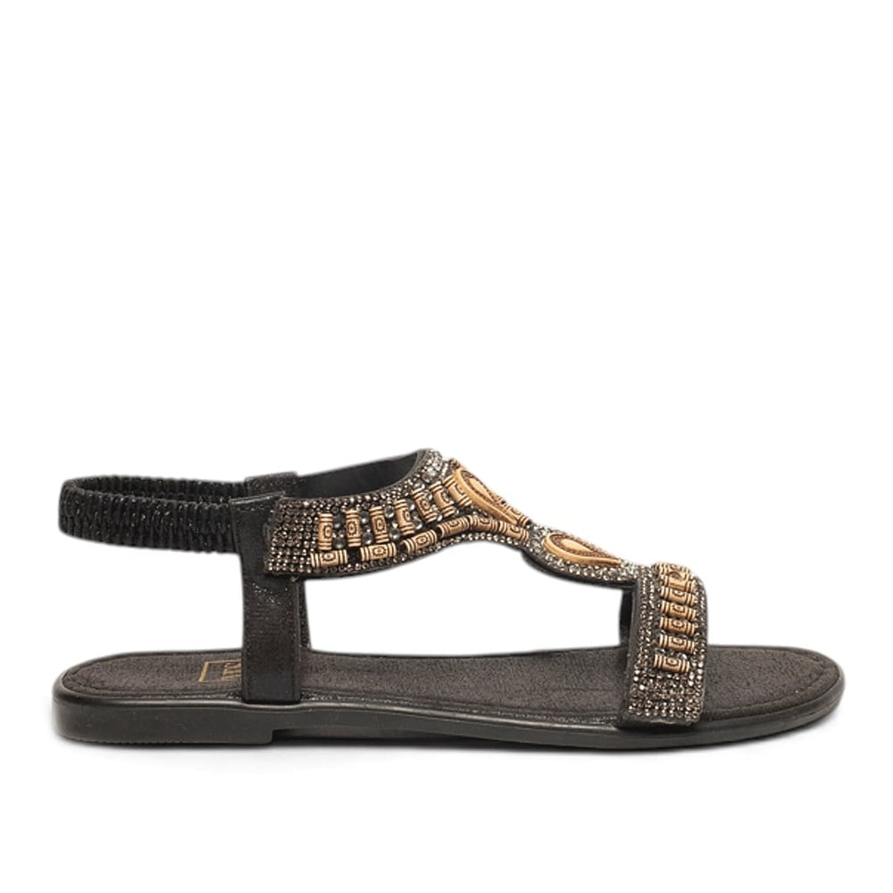 Yes Zenne Sandalet 111 Sultan Siyah