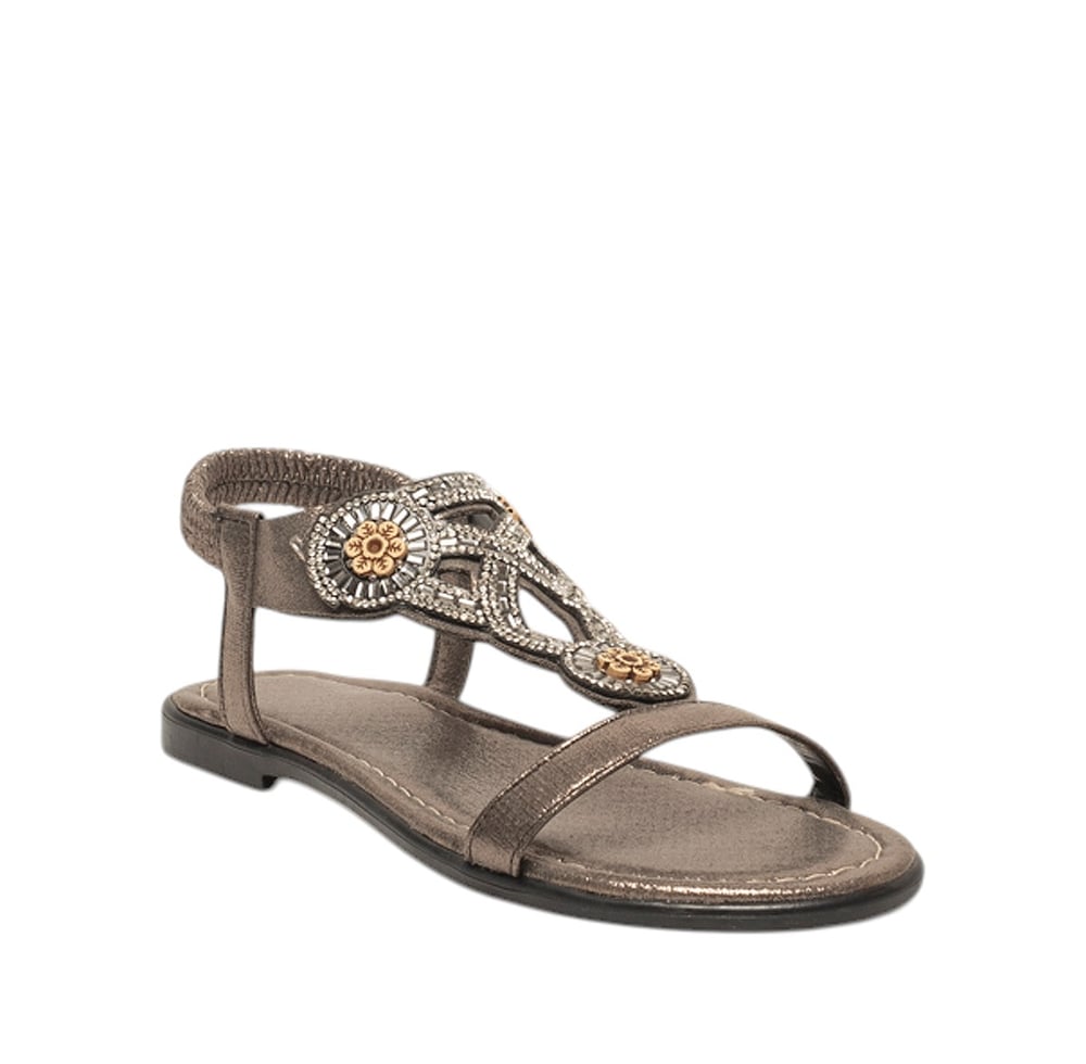 Genel Zenne Sandalet 118 Sultan Platin