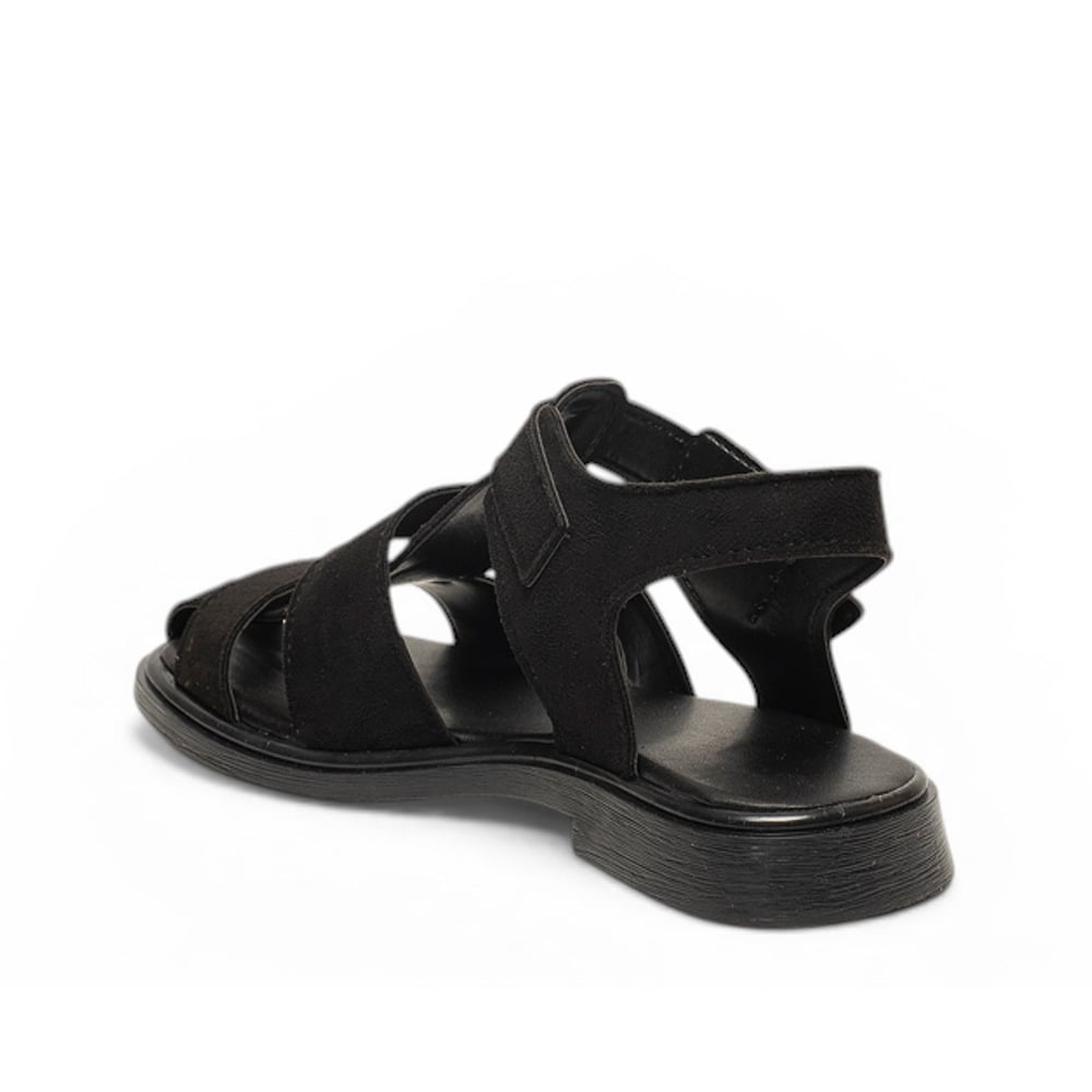 Genel Zenne Sandalet S-102 Süet Siyah