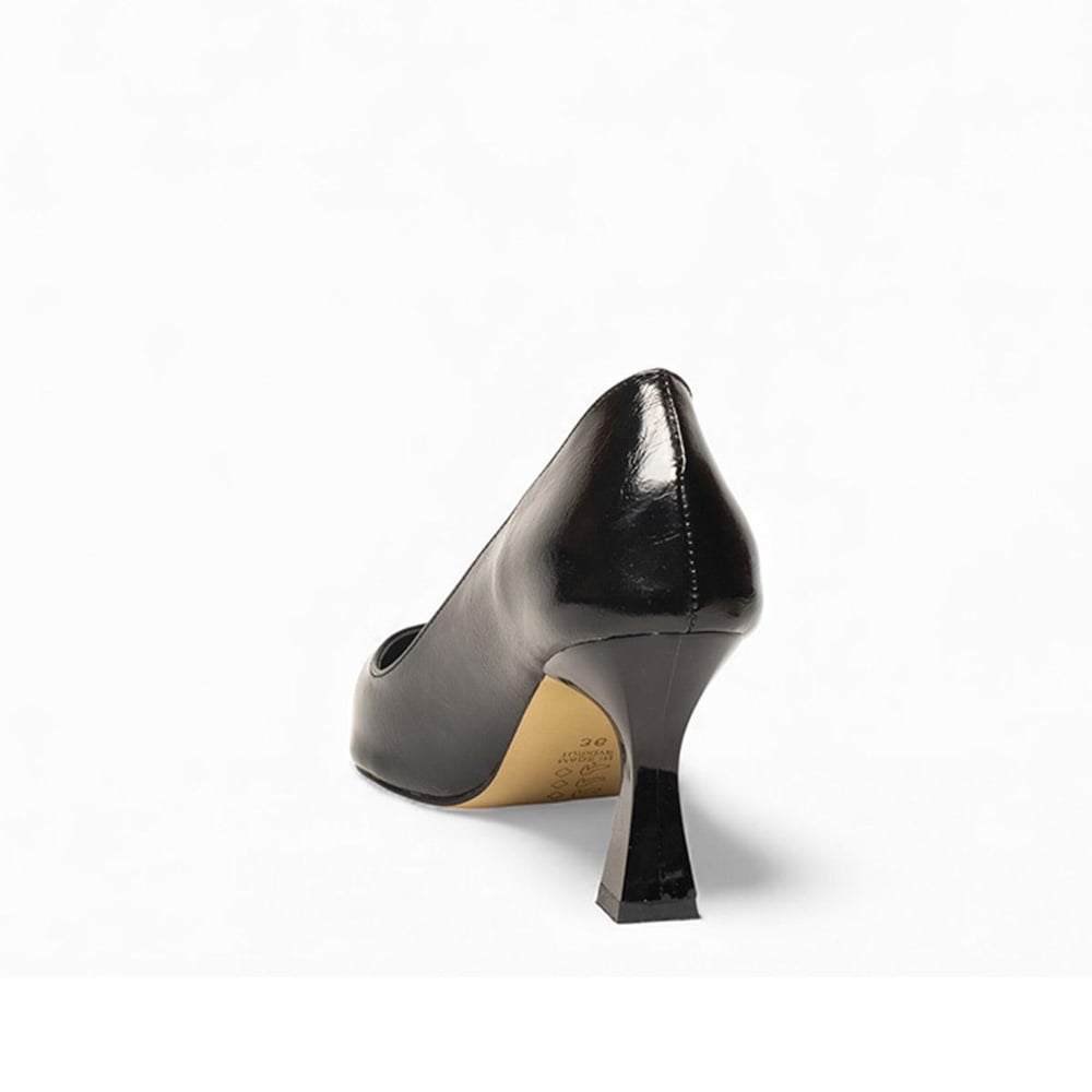 Genel Zenne Stiletto 360 Kırışık Rugan Siyah