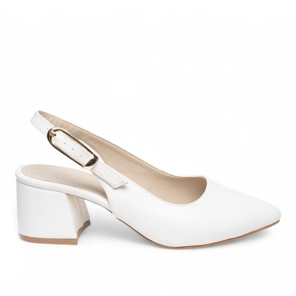 Renas Zenne Topuklu Stiletto 51873 Cilt Beyaz
