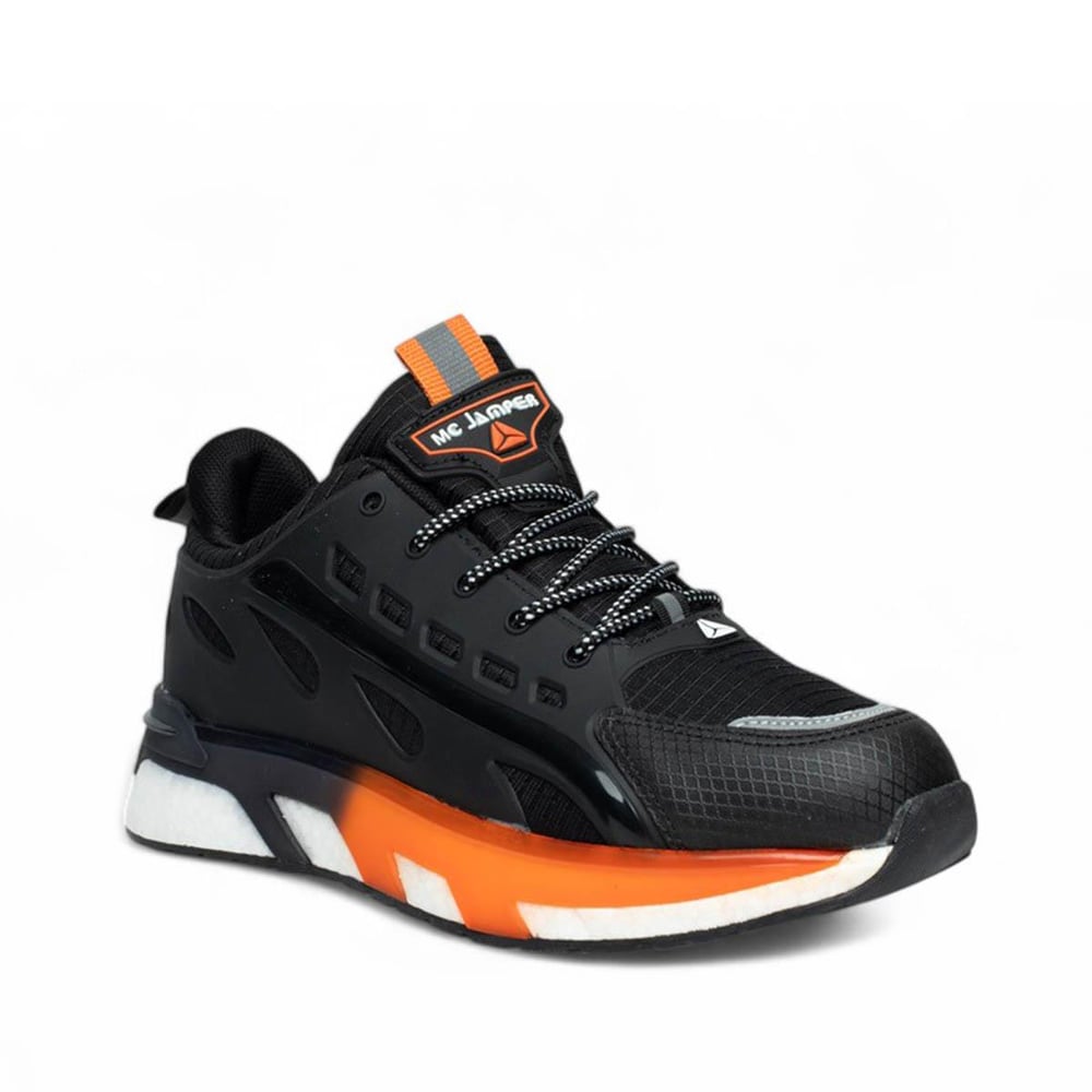 Marco Jamper Erkek 2248 Anorak Siyah Beyaz Oranj
