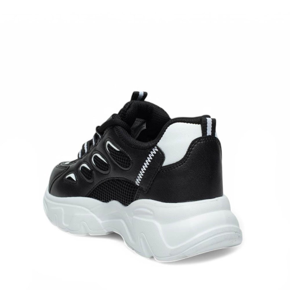 Queen Step Zenne 1001-5 Anorak Siyah Beyaz