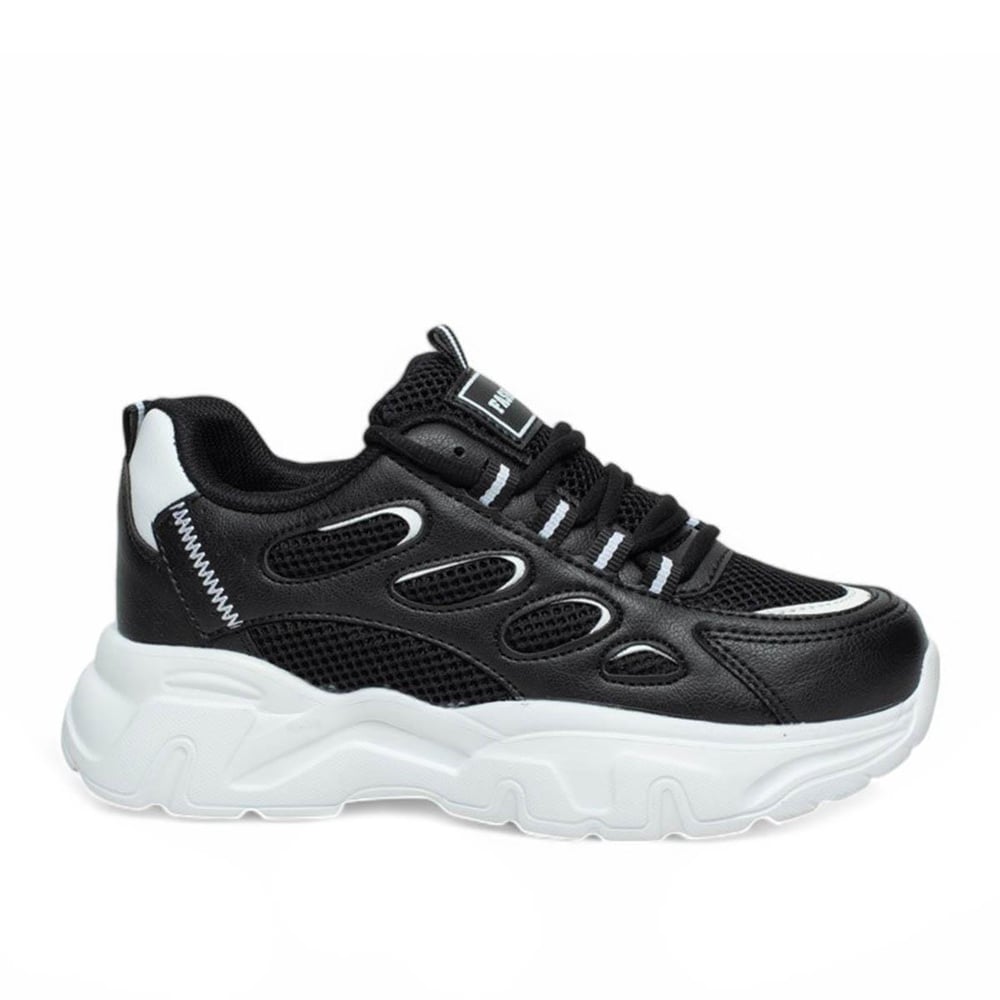 Queen Step Zenne 1001-5 Anorak Siyah Beyaz