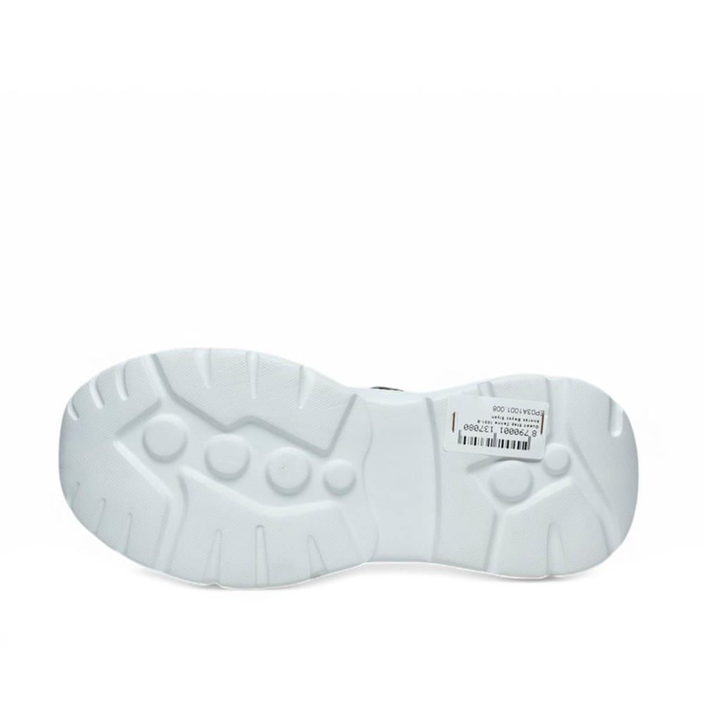 Queen Step Zenne 1001-8 Anorak Beyaz Siyah