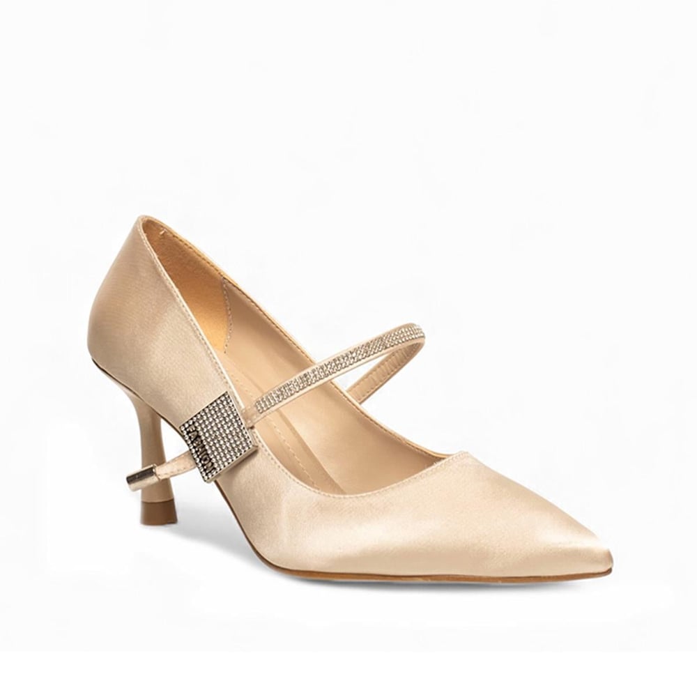 Renas Zenne Stiletto 1377 Saten Altın