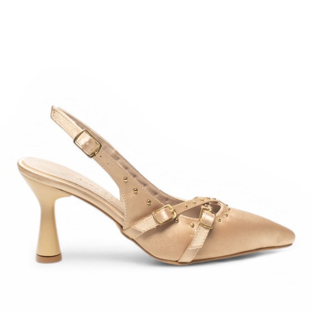 Renas Zenne Stiletto 15687 Saten Altın