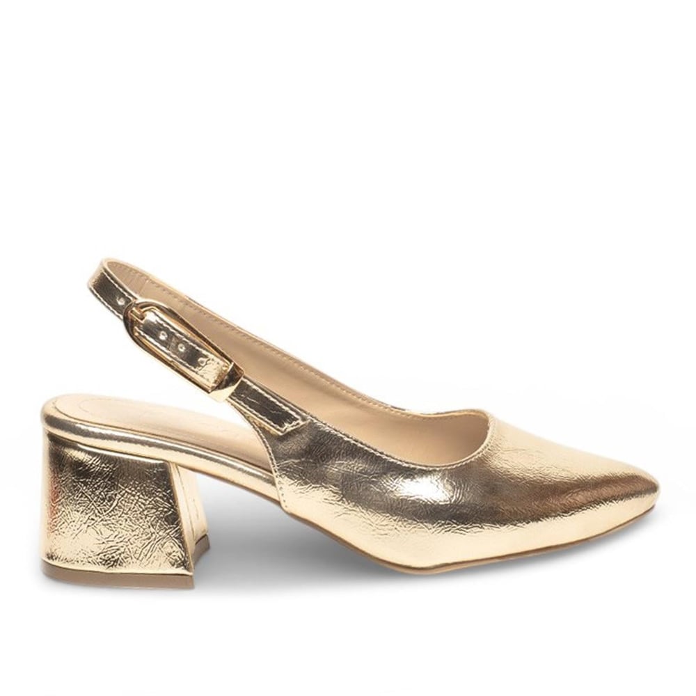 Renas Zenne Topuklu Stiletto 51873 Metalik Altın