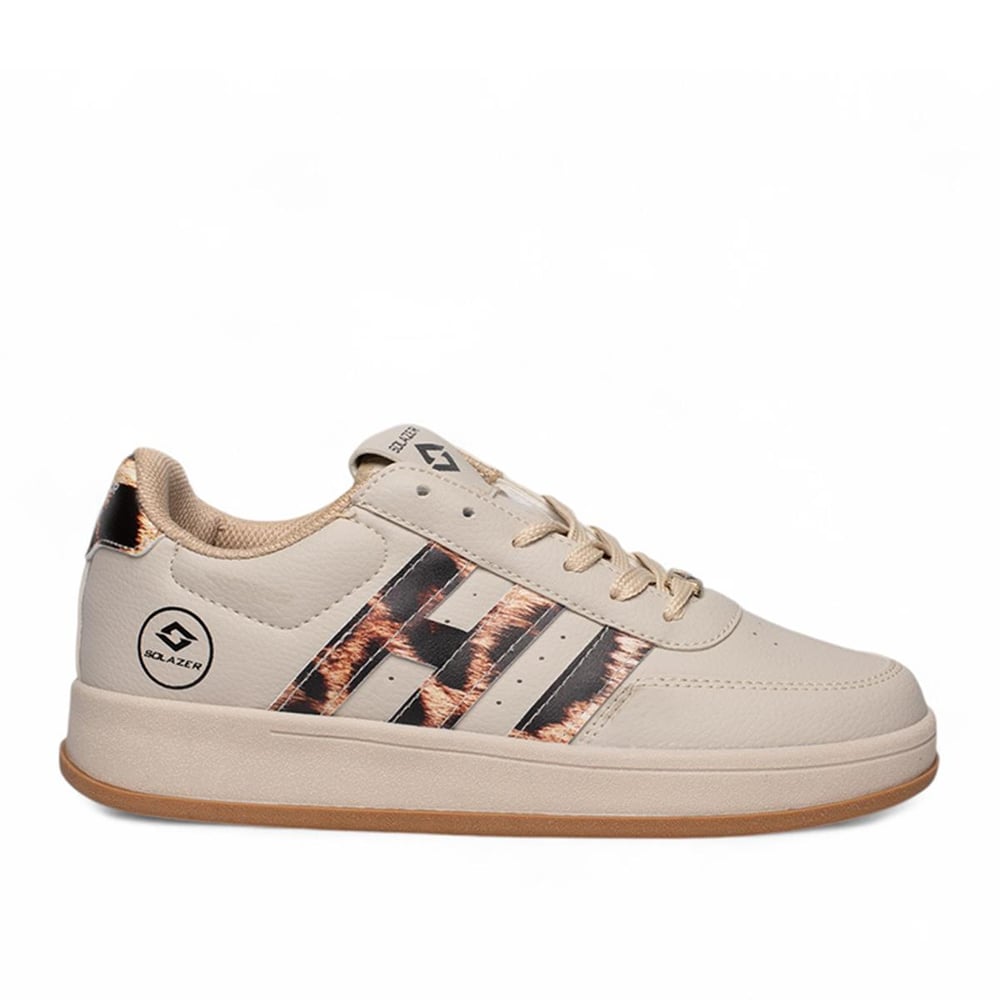 Solazer Garson Spor 037 Bej Kahve Leopar