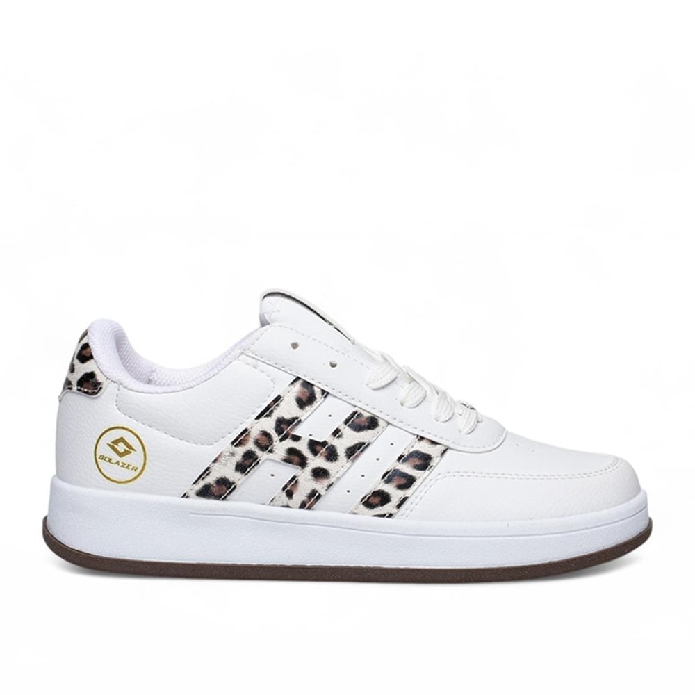 Solazer Garson Spor 037 Beyaz Leopar