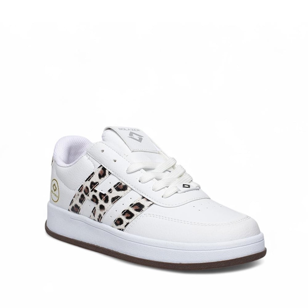 Solazer Garson Spor 037 Beyaz Leopar