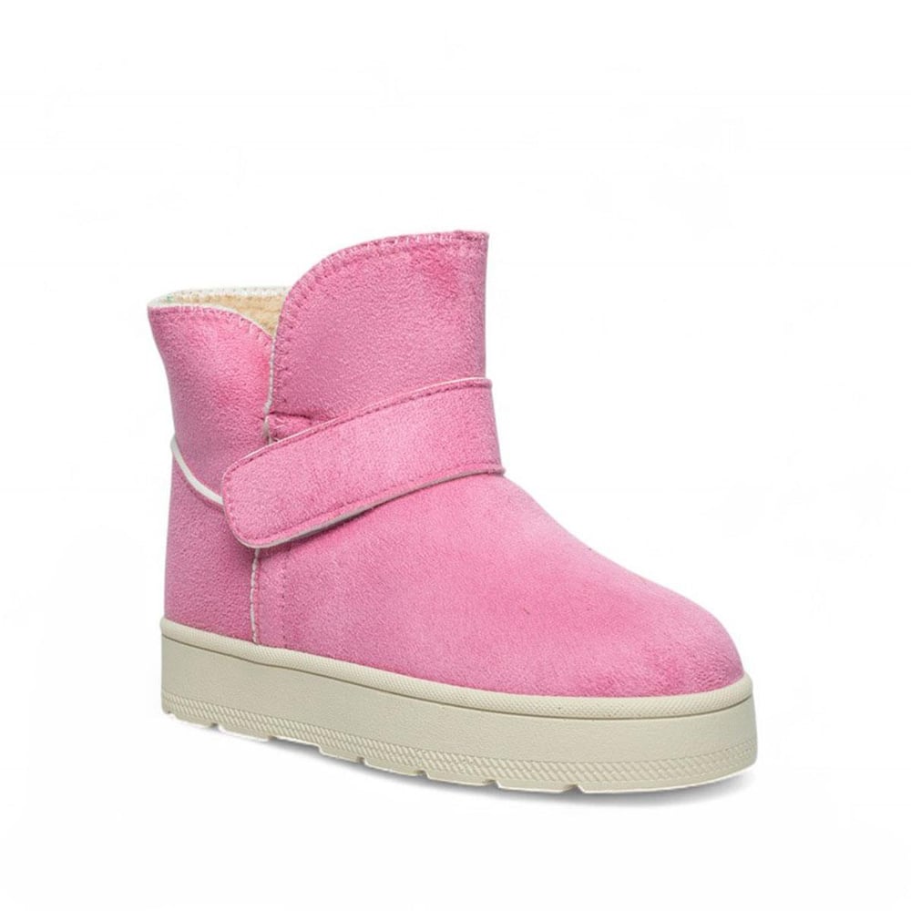 Star Kids Filet Uzun Bot 076 Süet Pembe
