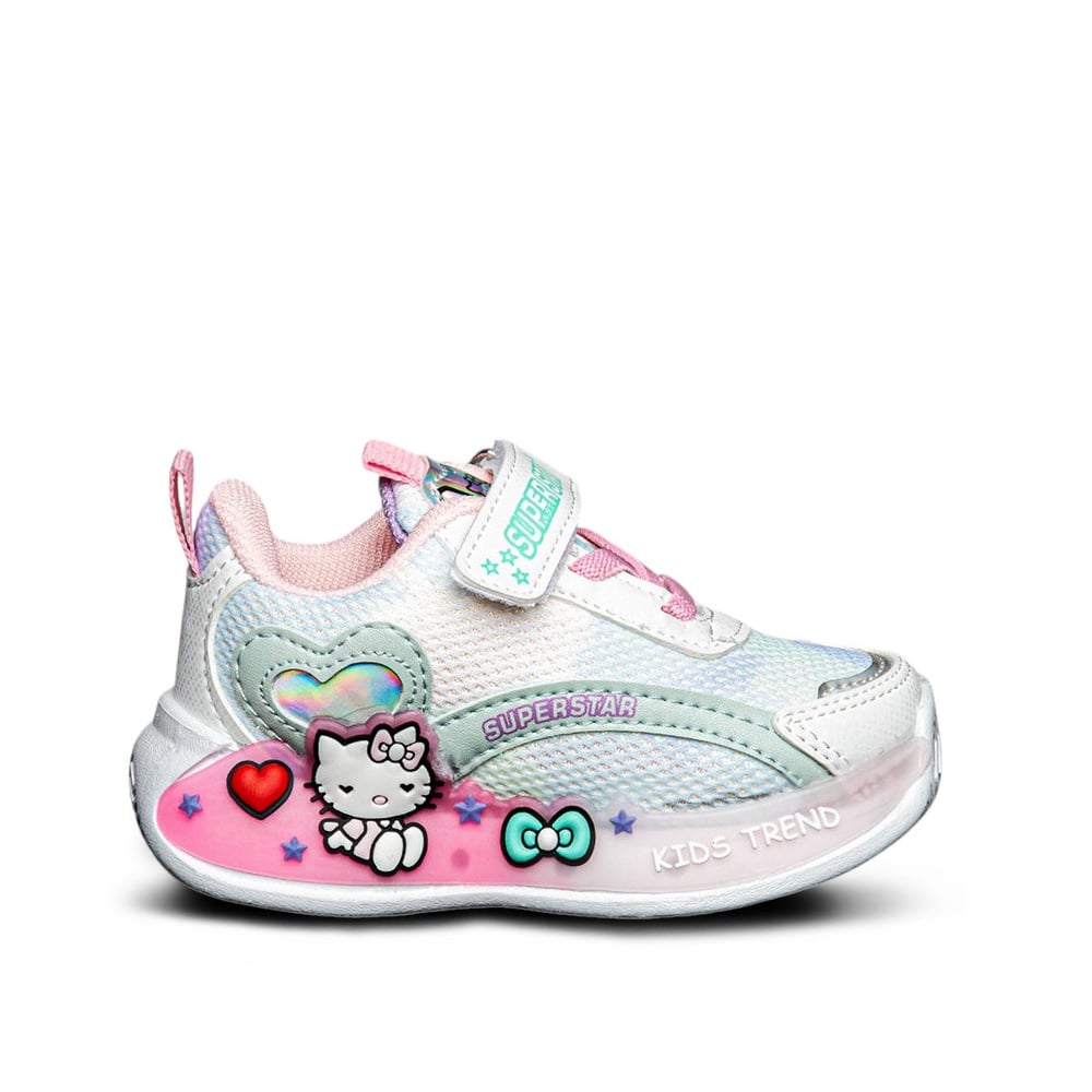 Superstar Bebe 405-9 Anorak Beyaz Su Yeşil Pembe