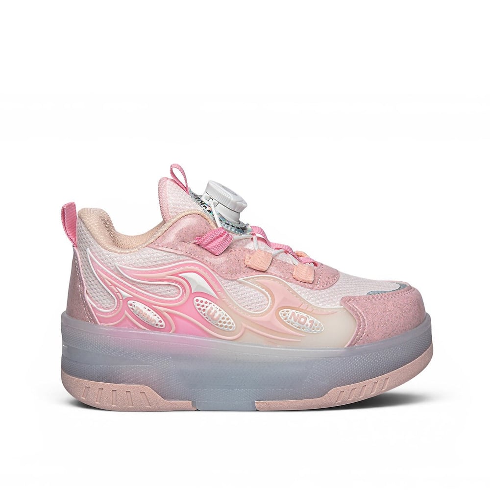 Süperstar Filet Patenli 030-4 Anorak Pembe Pudra