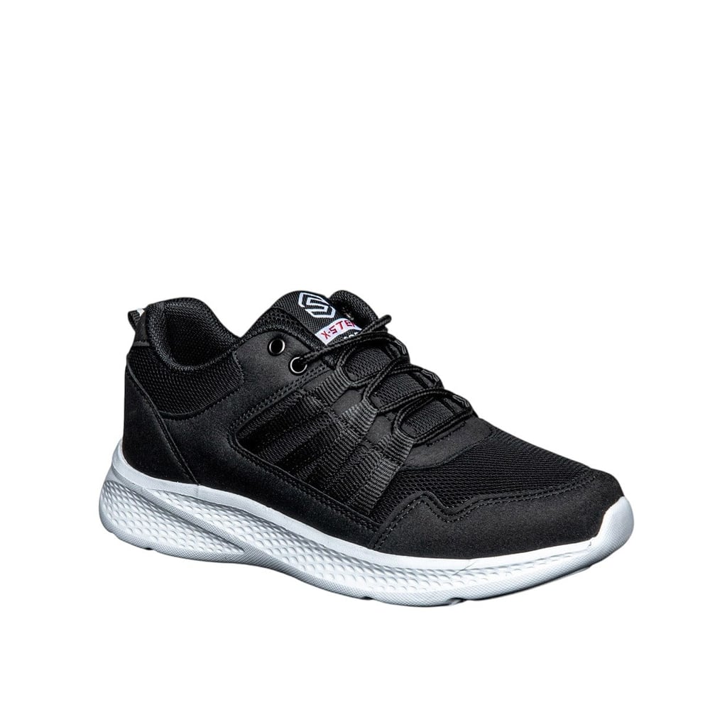 X Step Garson 2029 Anorak Siyah Beyaz