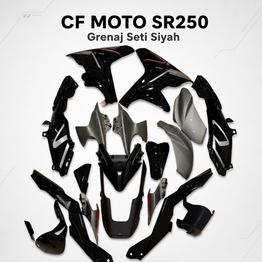 HMAPART Cf Moto Sr250 Grenaj Seti Siyah