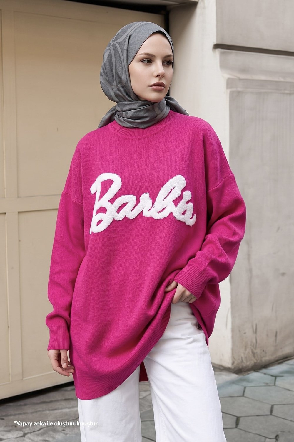 Narya Knit Sweater - Fuchsia