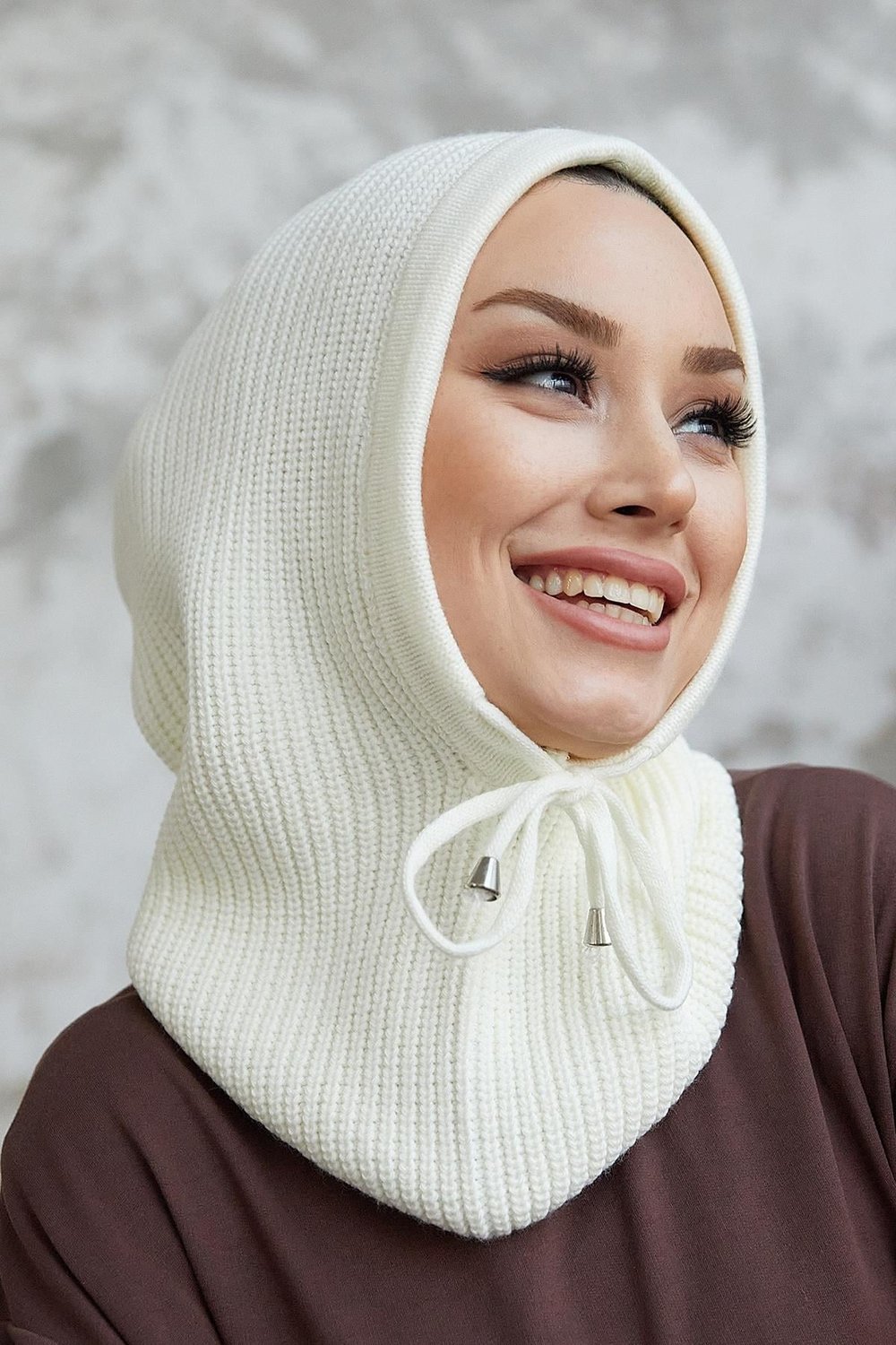 Rona Triko Balaklava - Beyaz