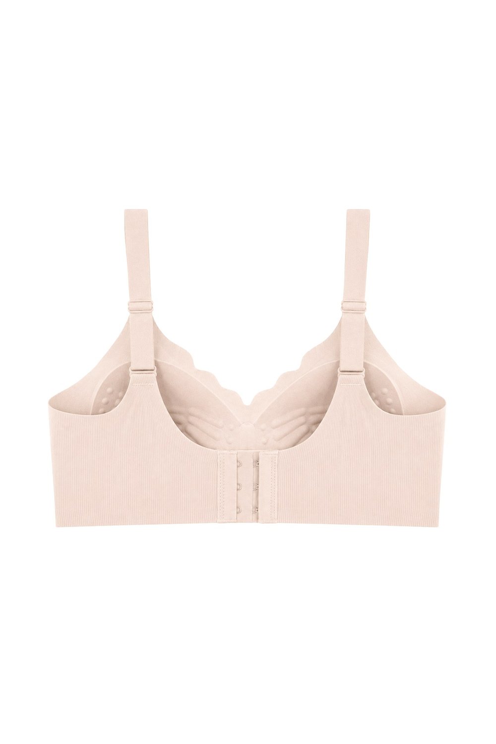 Seamless Bra - Mirena | Ten Lazer Kesim Rib Dokulu Toparlayıcı Balensiz Kadın Sütyen