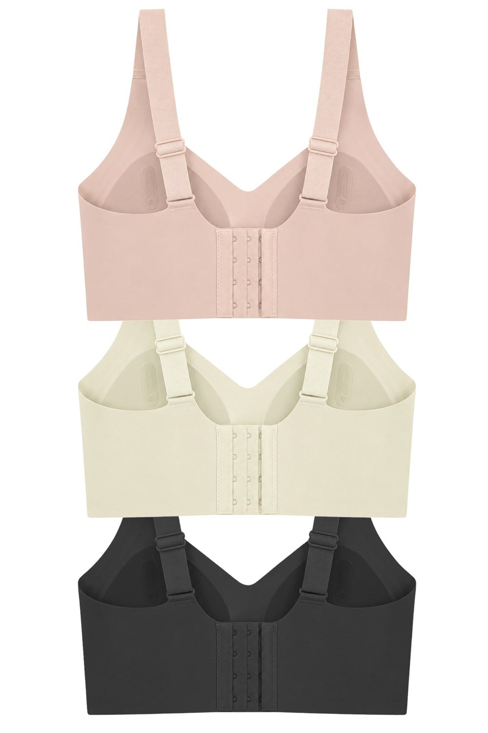 Seamless Bra - Velisse | Lazer Kesim Balensiz Toparlayıcı Minimizer Kadın Sütyen 3lü Paket-2