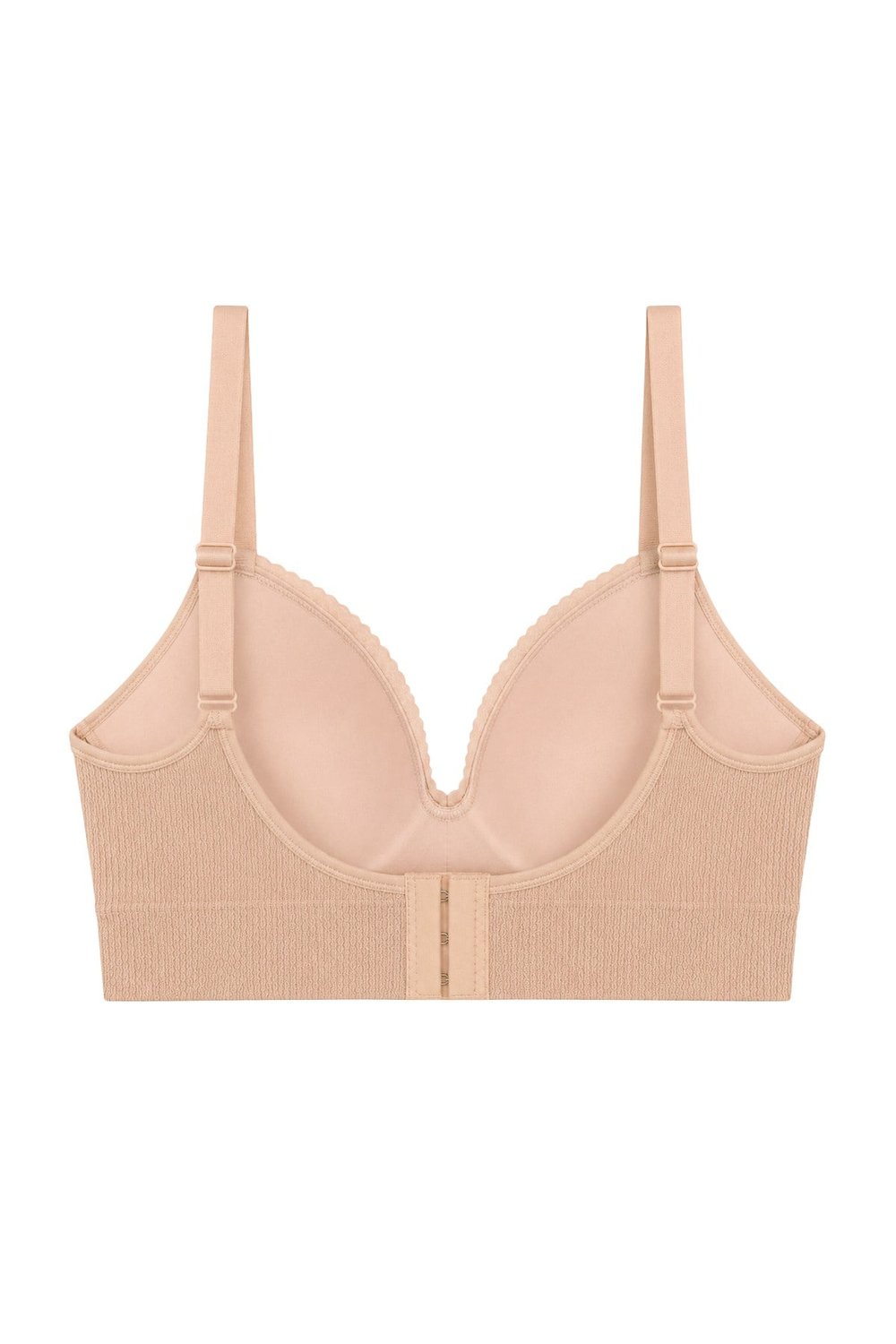 Bra - Sorel | Bronz Büyük Beden Bambu Balensiz Minimizer Dantel Detaylı Kadın Sütyen