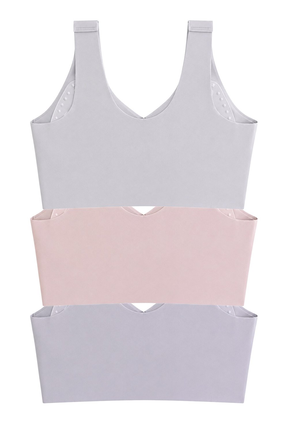 Seamless Bra - Neriva | Lazer Kesim Önden Düğmeli Minimizer Kadın Sütyen 3lü Paket
