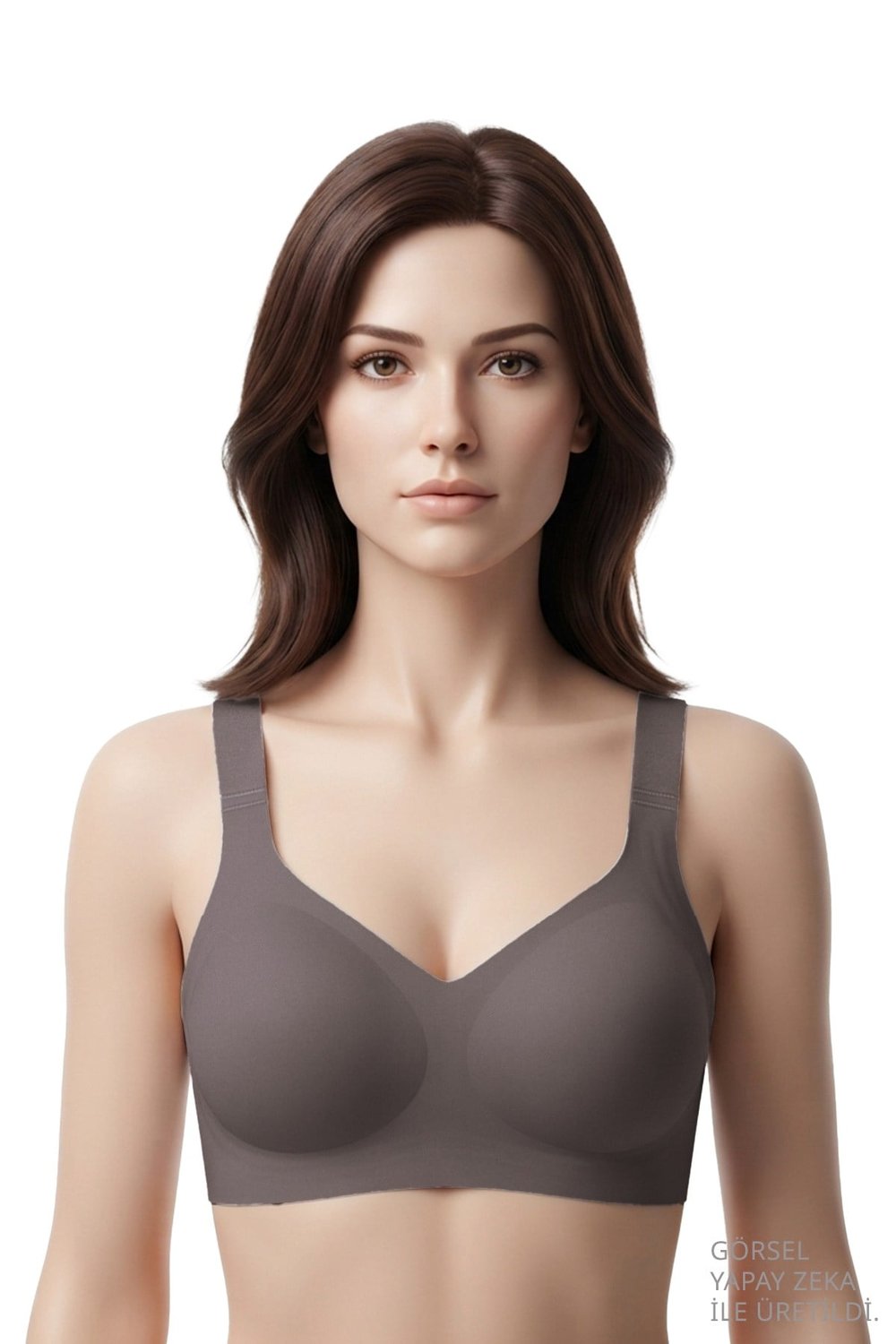 Seamless Bra - Velisse | Vizon Lazer Kesim Balensiz Toparlayıcı Minimizer Kadın Sütyen