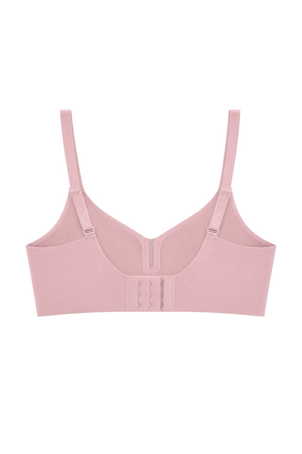Seamless Bra - Eloria | Pudra Lazer Kesim Dikişsiz Balensiz İz Bırakmayan Tül Detaylı Kadın Sütyen