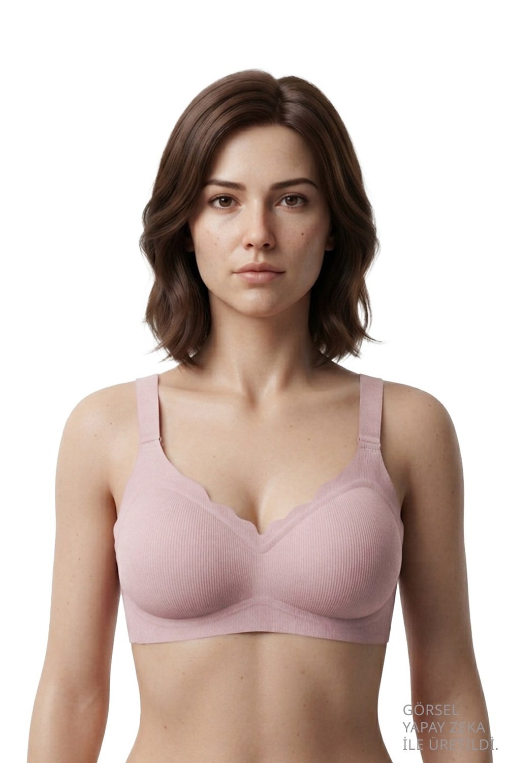 Seamless Bra - Mirena | Lazer Kesim Rib Dokulu Toparlayıcı Balensiz Kadın Sütyen 3lü Paket