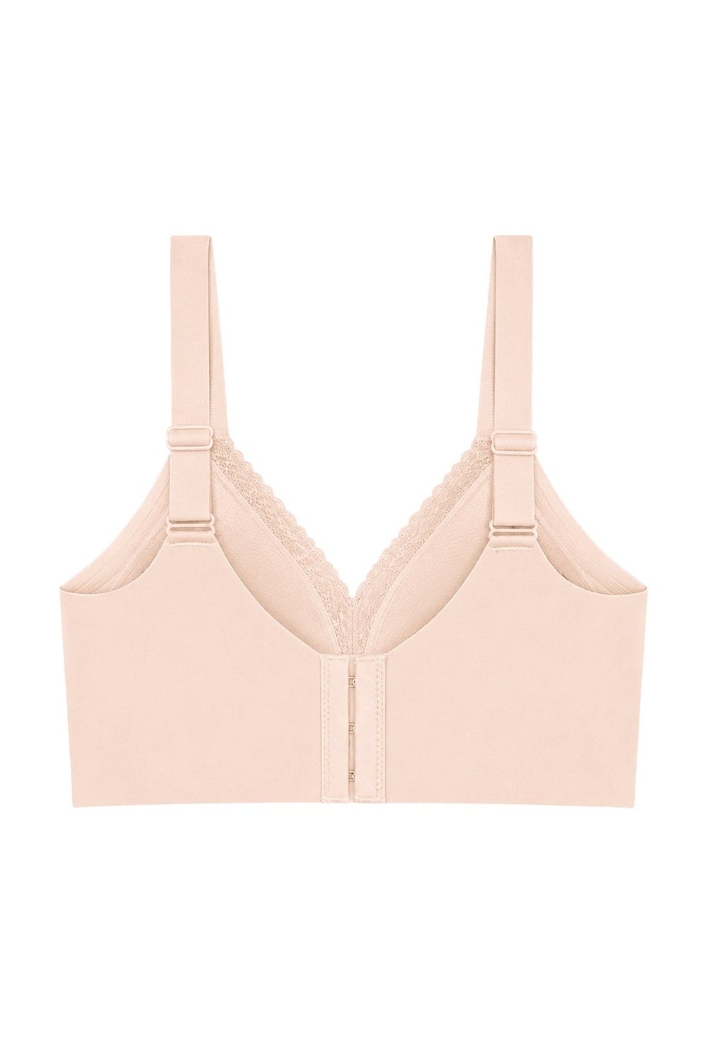 Seamless Bra - Seravia | Latte Lazer Kesim Dantelli Minimizer Kadın Sütyen