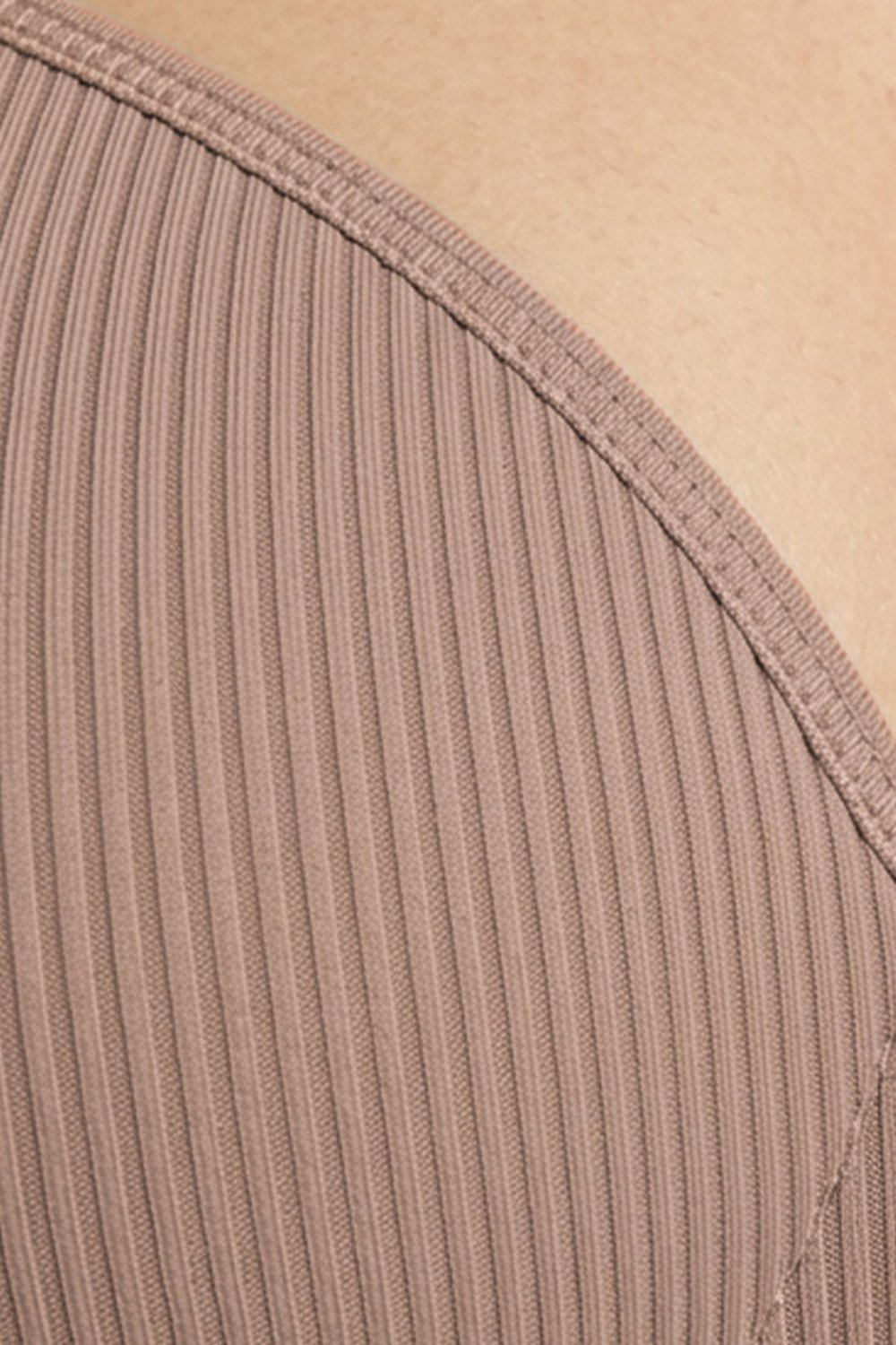 Seamless Bra - Renoa | Rib Dokulu Balensiz Doğal Form Straplez Kadın Sütyen 3lü Paket-2