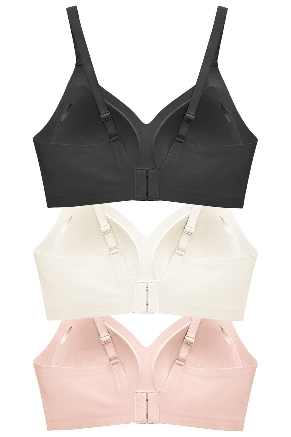 Seamless Bra - Aurea | Lazer Kesim Dikişsiz Kontur Detaylı Balensiz Kadın Sütyen 3lü Paket-2