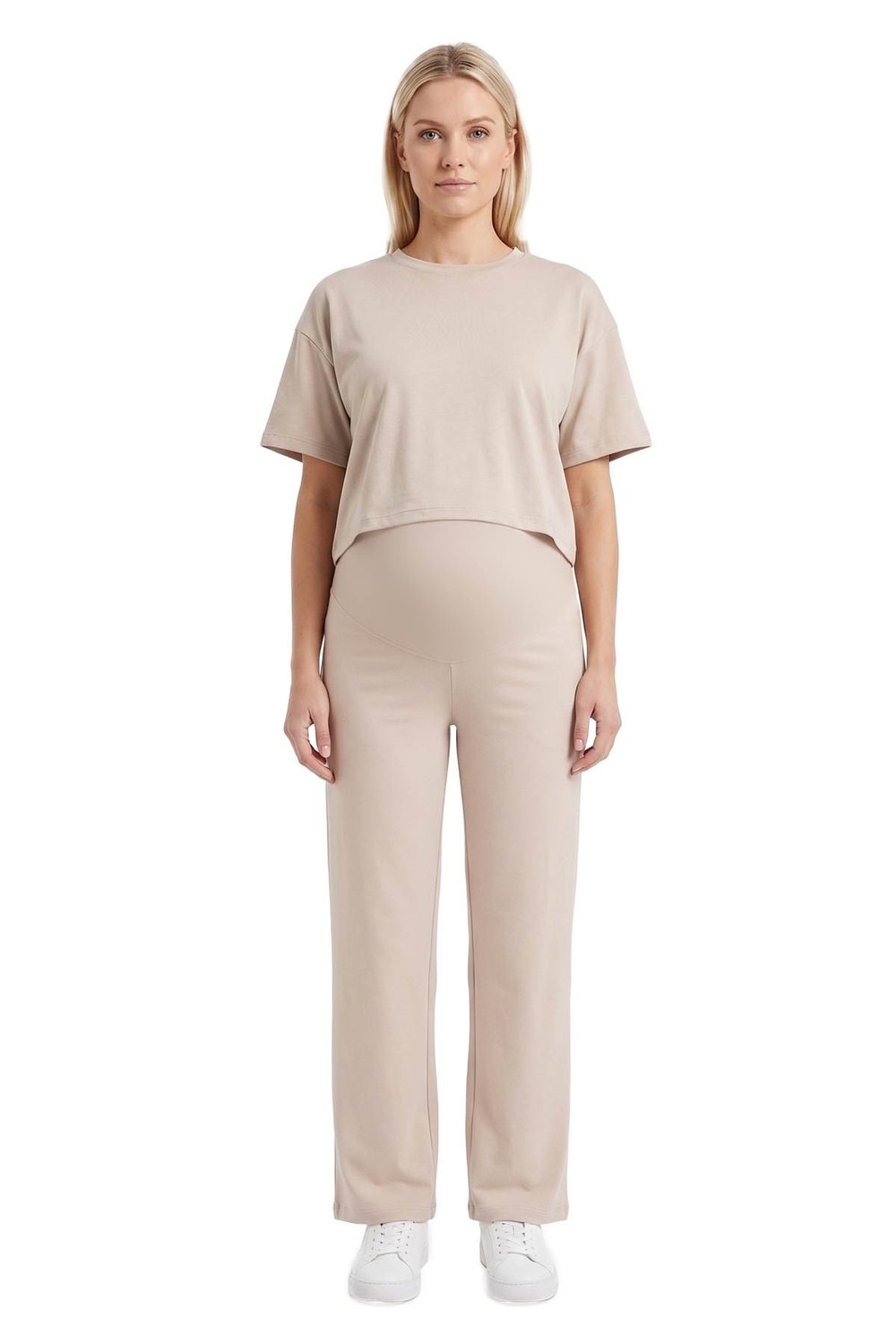 Premium - Sway Collection | Vizon Yüksek Bel Modal Hamile Kadın Pantolon 