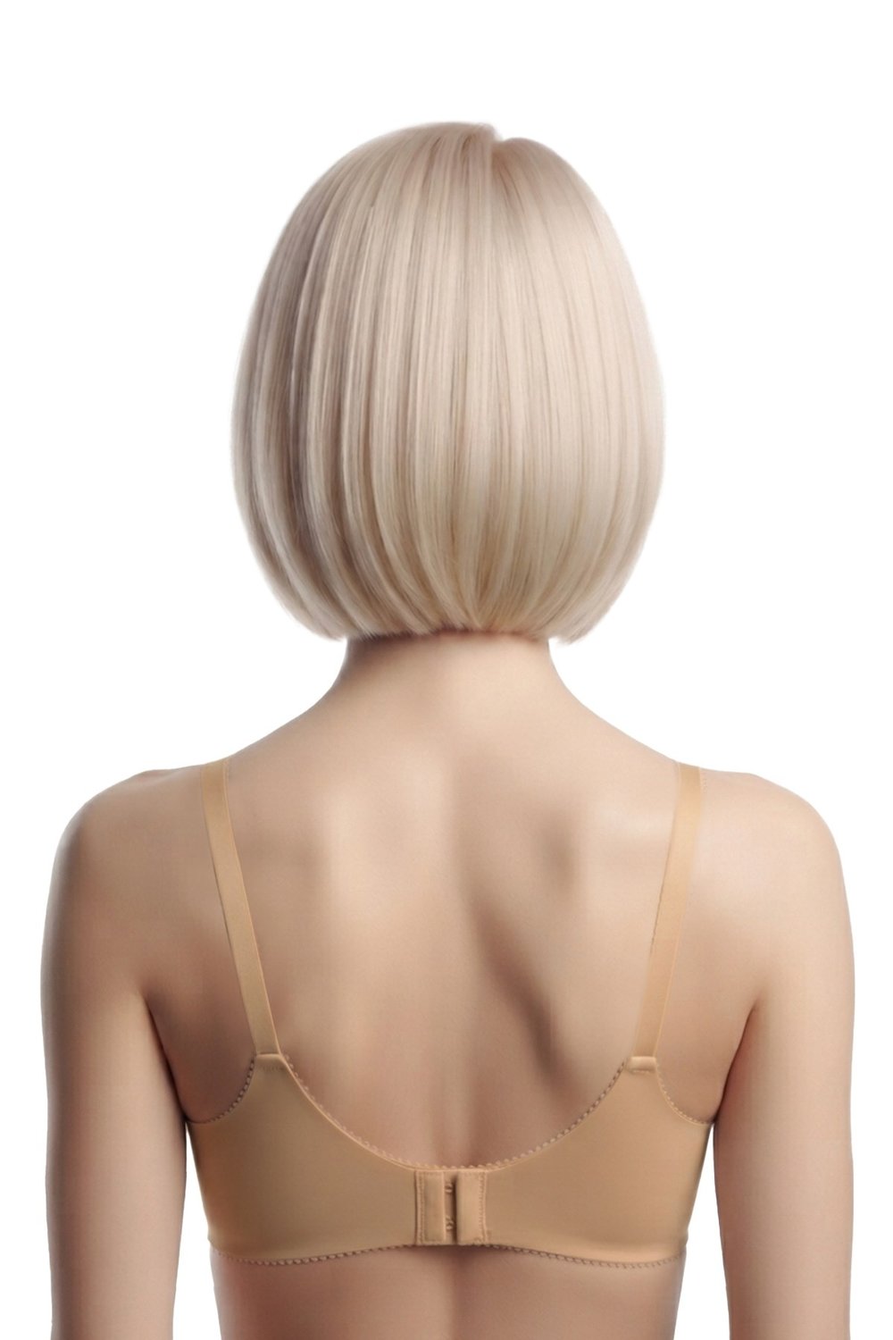 Seamless Bra - Selene | Ten Lazer Kesim Balenli Yarım Dolgulu Push Up Straplez Kadın Sütyen