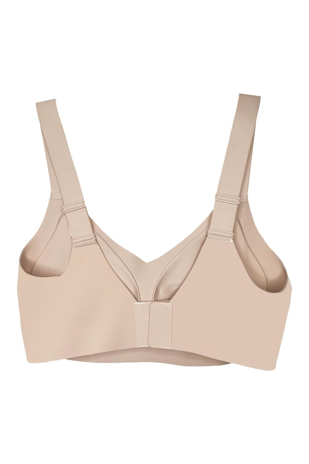 Seamless Bra - Curve | Kahverengi Lazer Kesim Dikişsiz Toparlayıcı Büyük Beden Kadın Sütyen