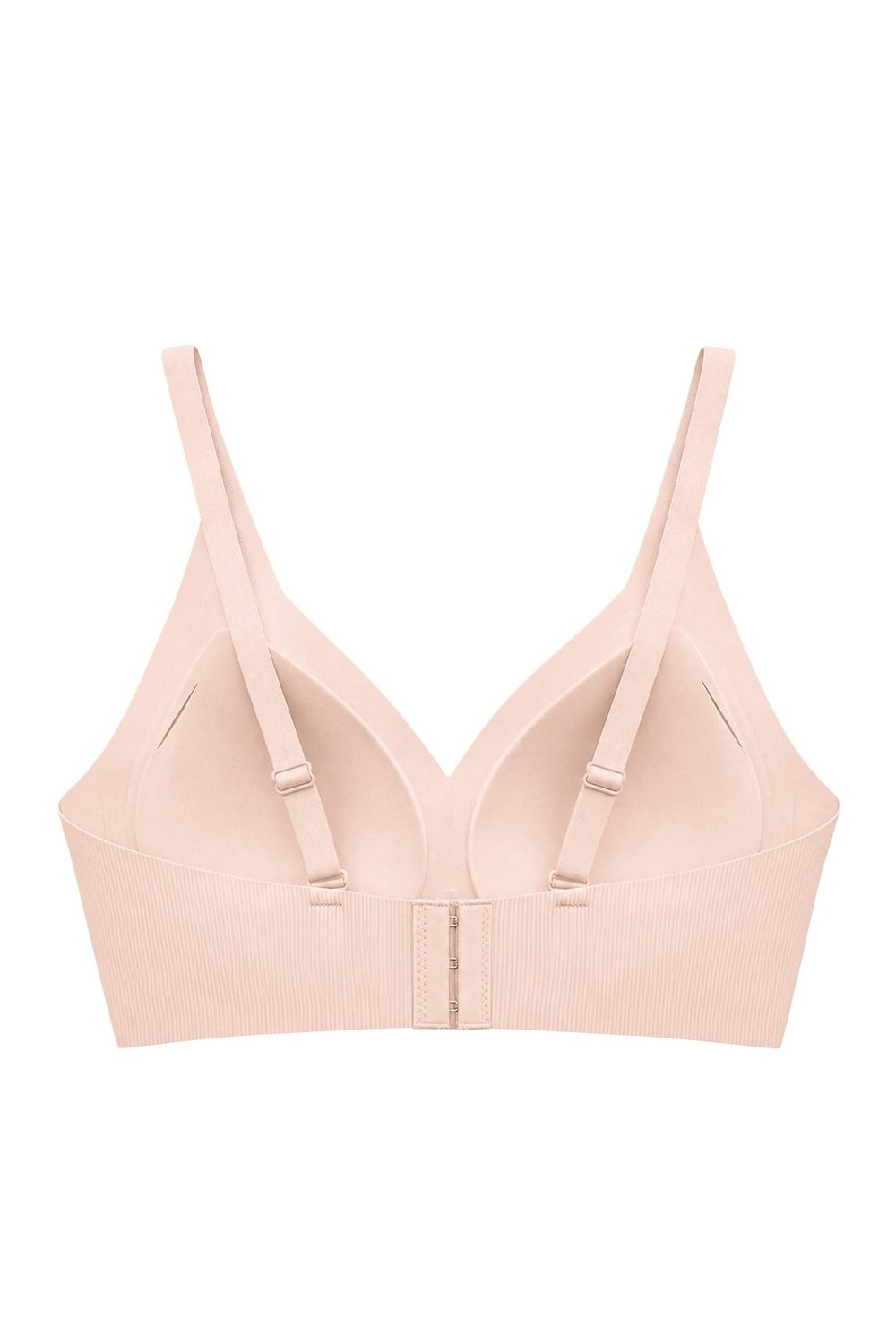 Seamless Bra - Velora | Ten Lazer Kesim Balensiz Rib Dokulu Dikişsiz Kadın Sütyen
