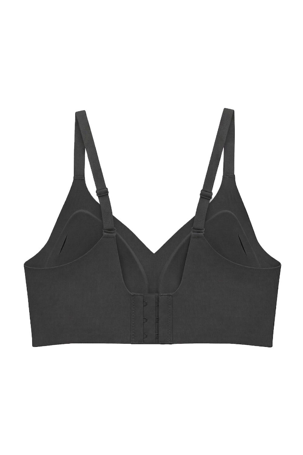 Seamless Bra - Elara | Siyah Lazer Kesim Balensiz İnce Fitil Dokulu Dikişsiz Kadın Sütyen