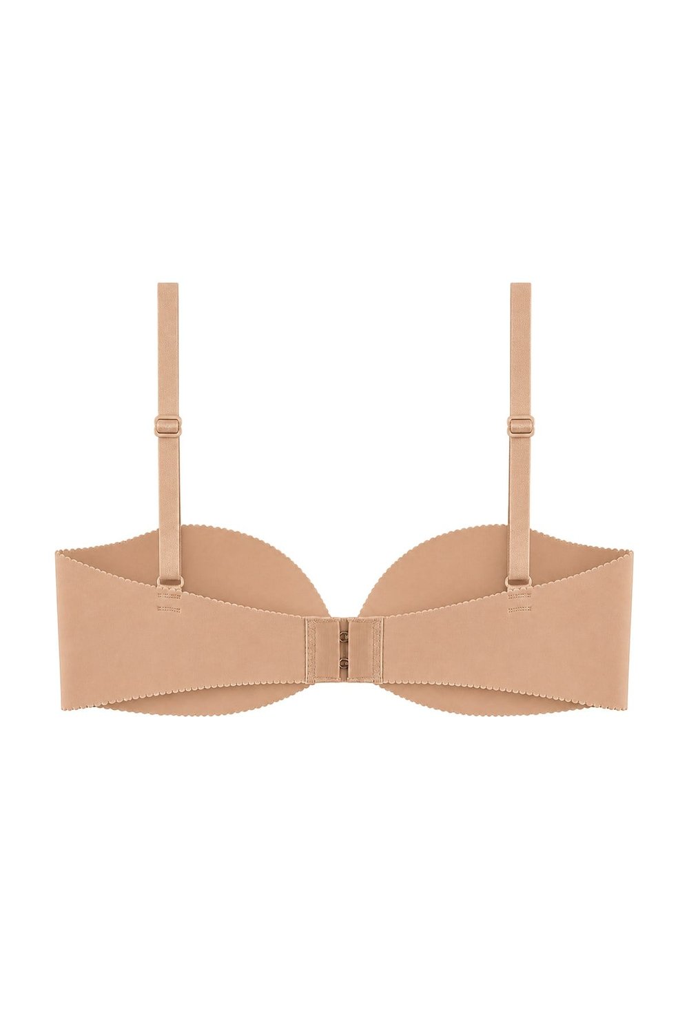 Seamless Bra - Serina | Ten Balenli Lazer Kesim Yarım Dolgulu Push Up Straplez Kadın Sütyen