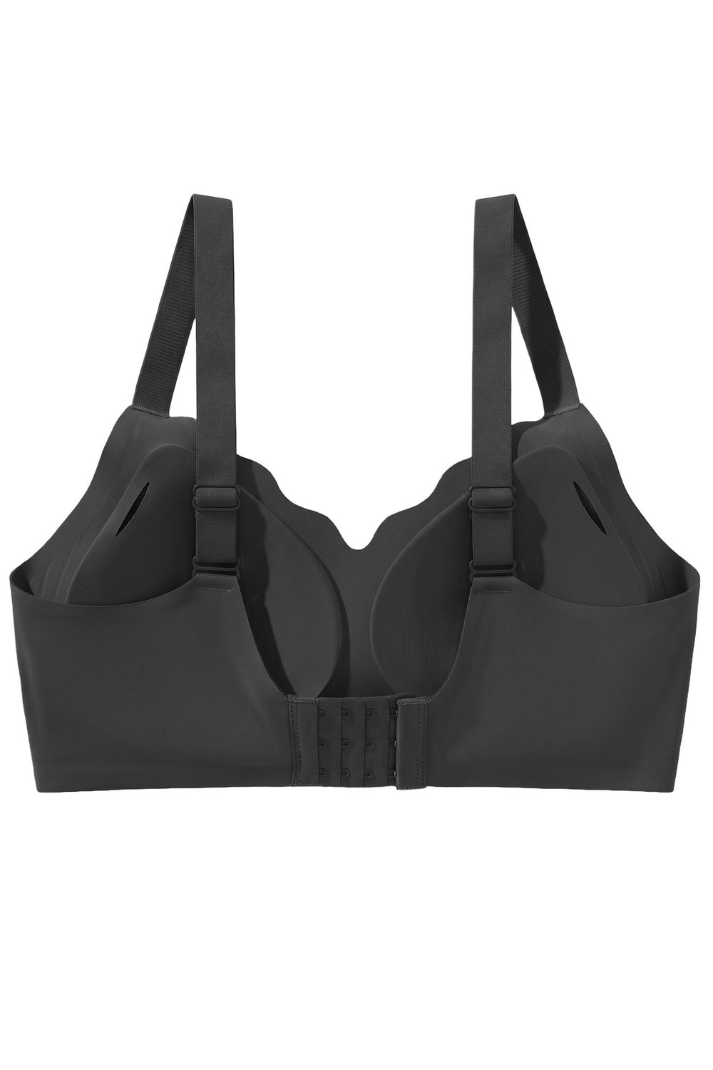 Seamless Bra - Smooth | Siyah Lazer Kesim Balensiz Ayarlanabilir Askılı Dikişsiz Kadın Sütyen