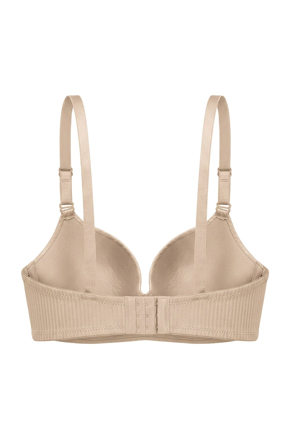 Seamless Bra - Rivelle | Ten Mikro Çizgi Desenli Balensiz Günlük Kadın Sütyen