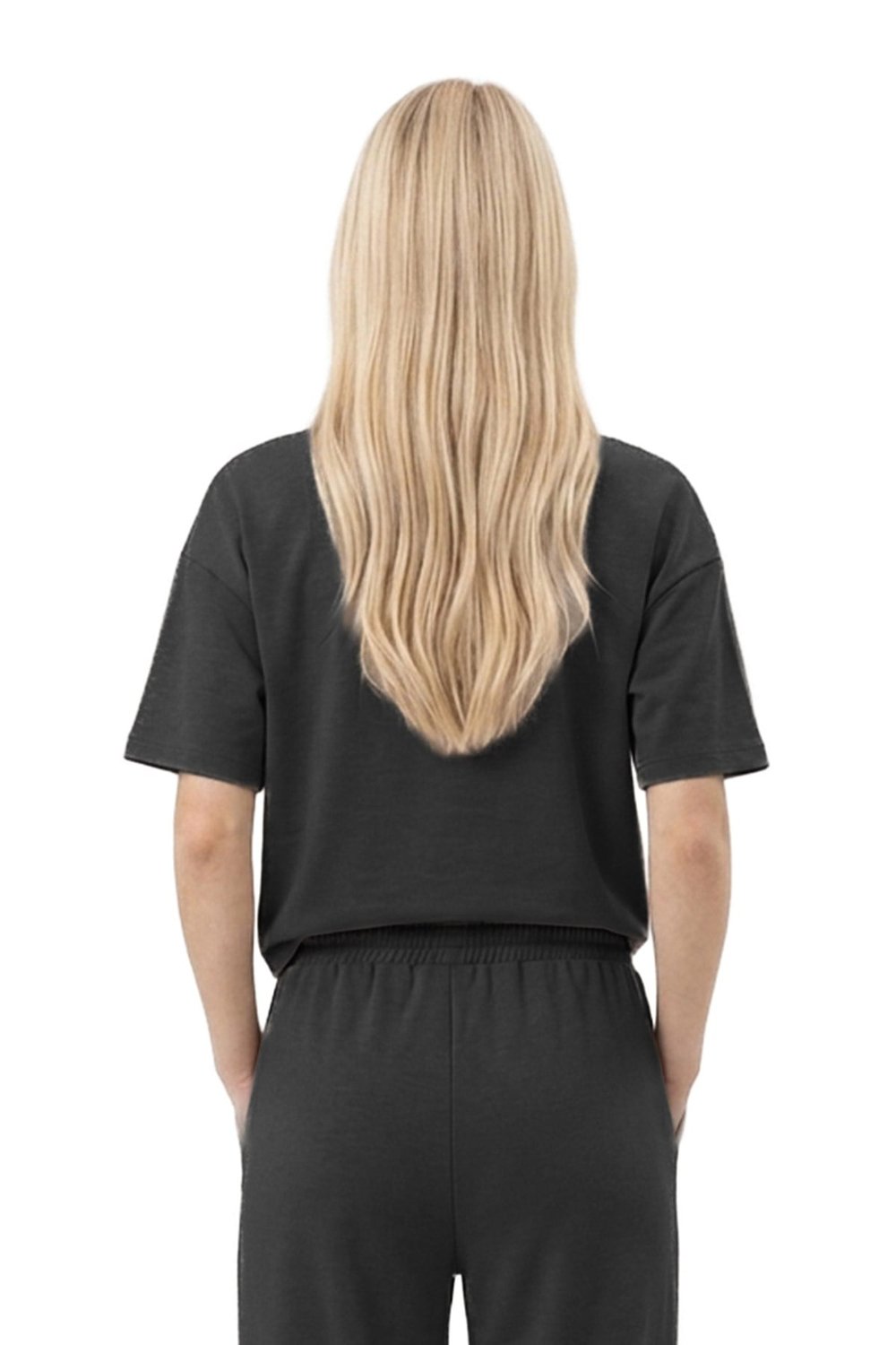 Premium - Sway Collection | Siyah Modal Bisiklet Yaka Tişört