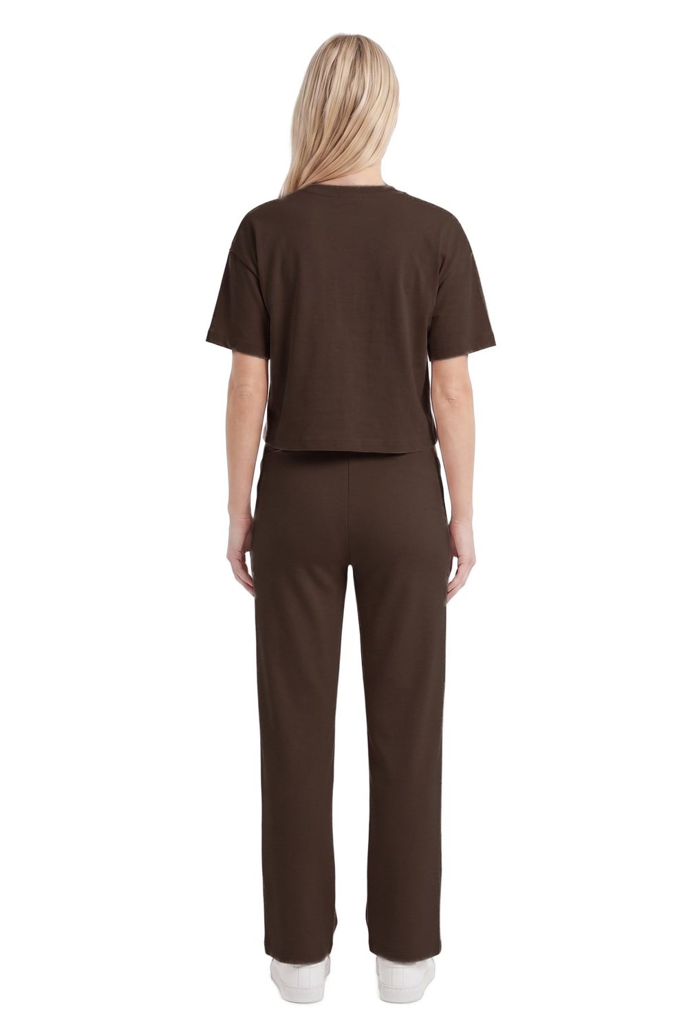 Premium - Sway Collection | Kahverengi Yüksek Bel Modal Hamile Kadın Pantolon 